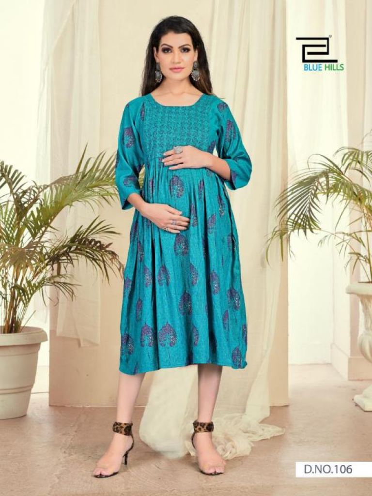 Feeding By Lilly Style Of India Ikkat Cotton Kurti With Feeding Zips And  Mask Collection
