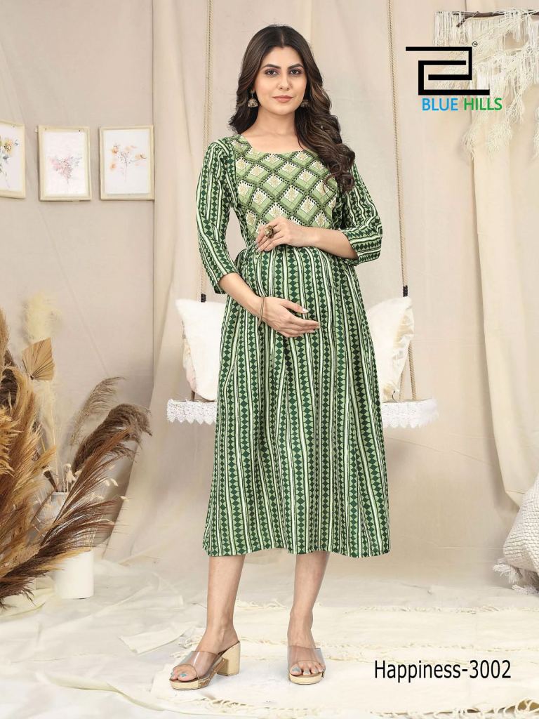 Blue Hills Happiness Vol 3 Feeding Wear kurti Collection