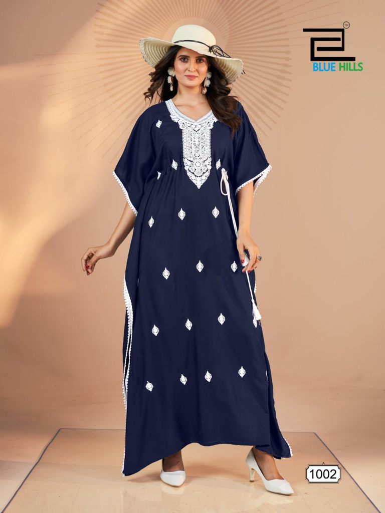 Blue Hills Honey Kaftan Kurti