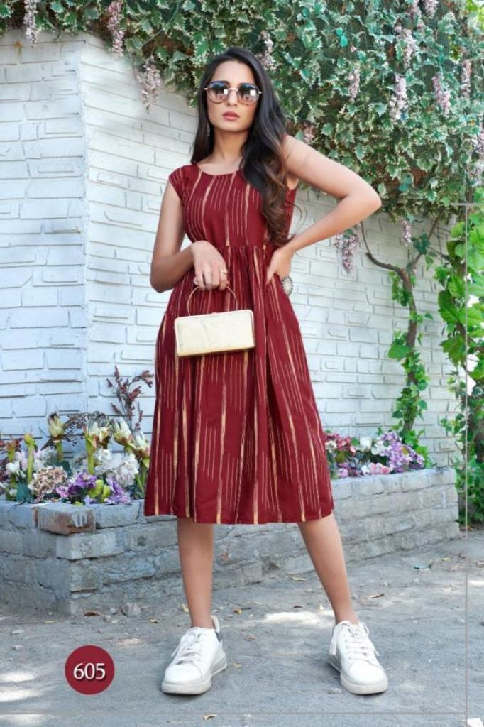 Blue Hills Ikkat vol 6 Fancy Rayon Casual Ikkat Print Kurti catalog 