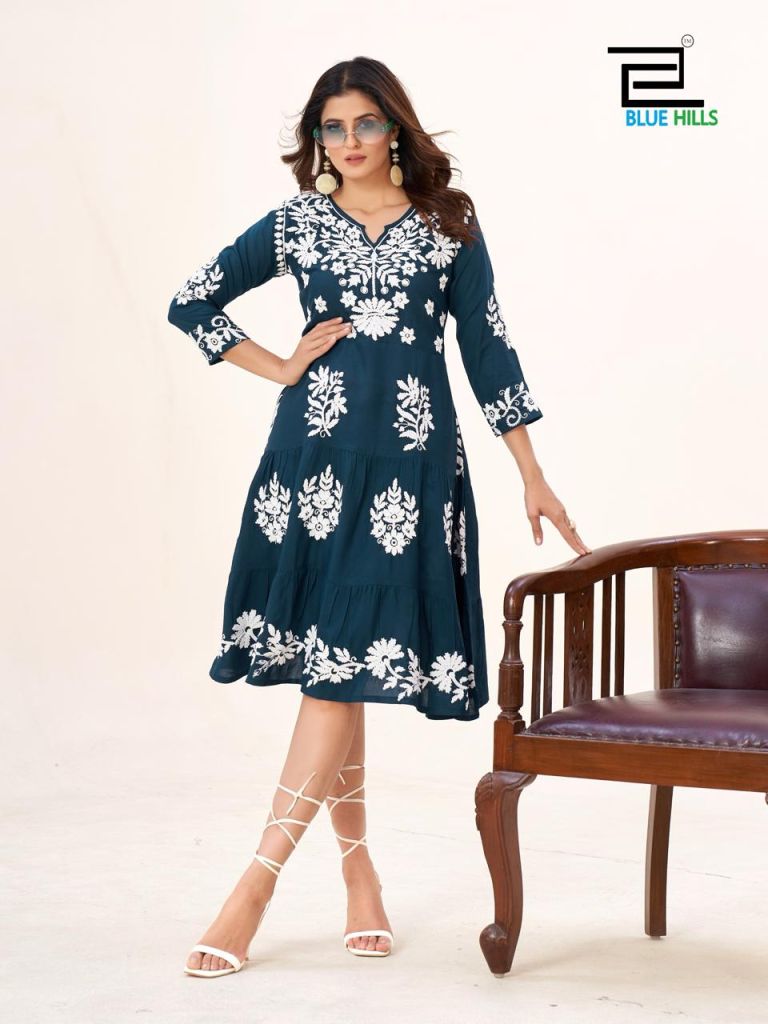 Blue Hills Kiara Vol 3 Beautiful Fashionable  Rayon Fancy Anarkali Kurti Collection