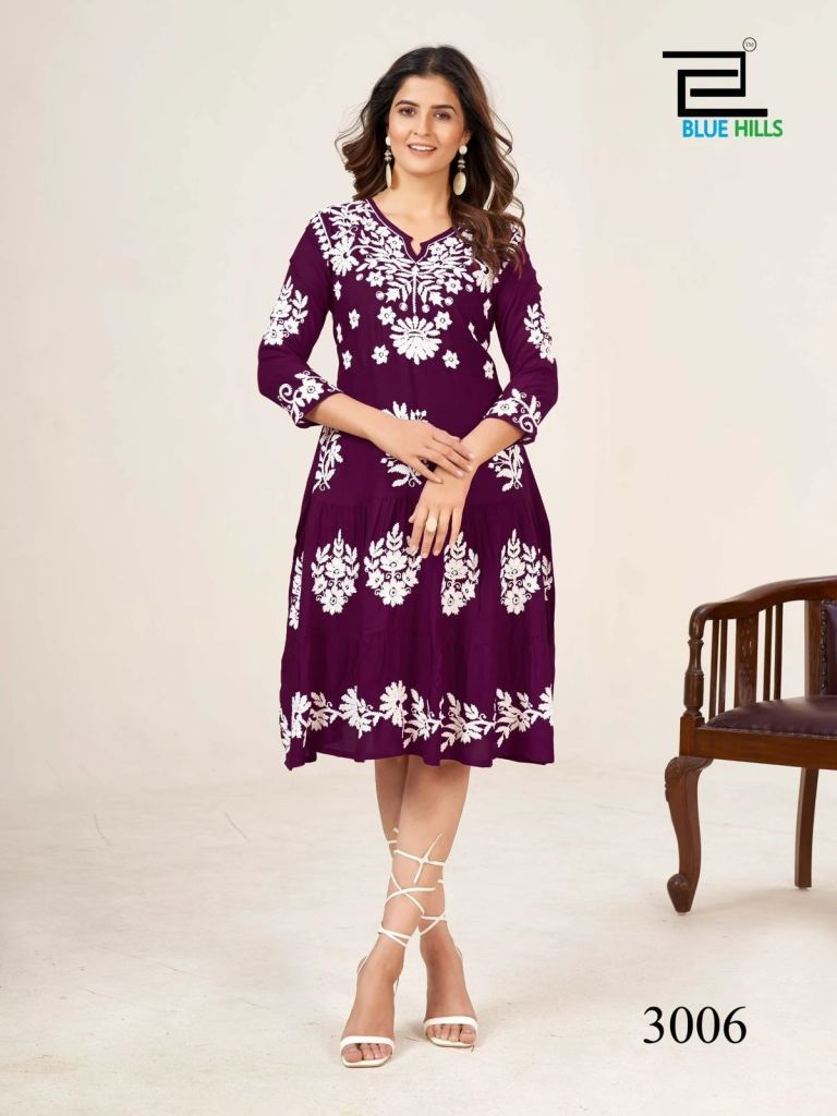 Blue Hills Kiara Vol 3 New Colors Kurti Collection