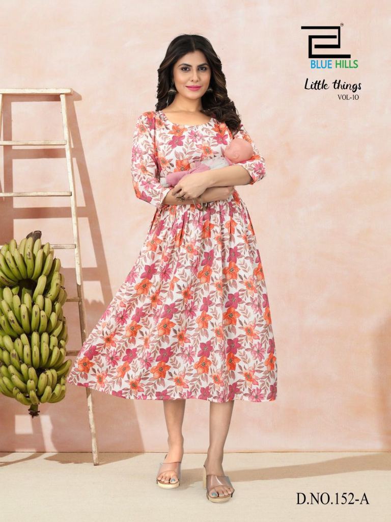 Blue Hills Little Things Vol 10 Feeding Wear Kurti Collection