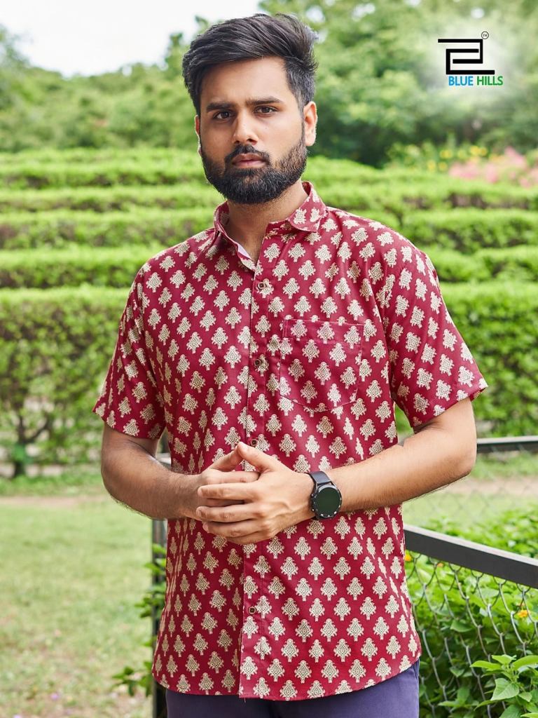 Blue Hills Mens 2.0 Mens Wear Printed Shirt Collection