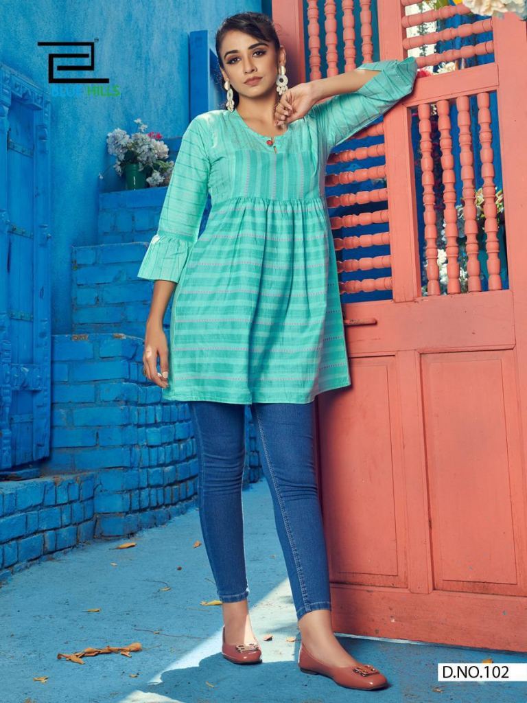 Blue Hills Modern India vol  1 Western Top catalog 
