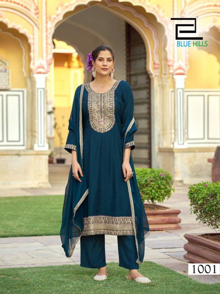 Blue Hills Mumtaz Rayon Kurti