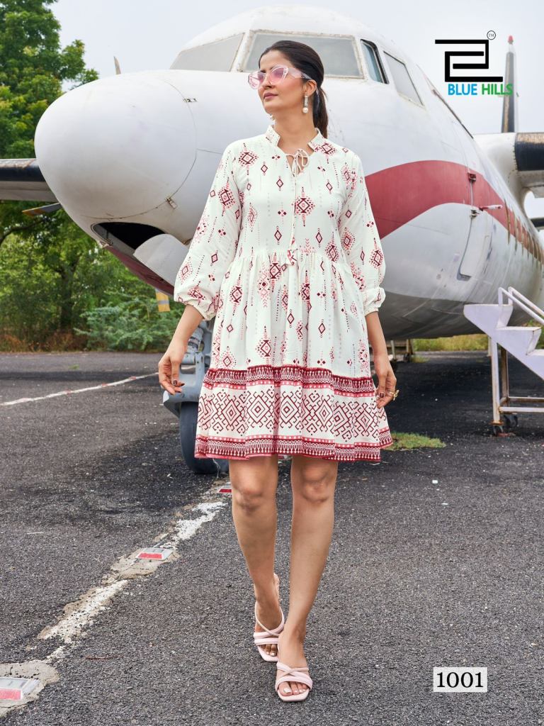 Blue Hills Netflix Rayon Tunic Style Kurti 