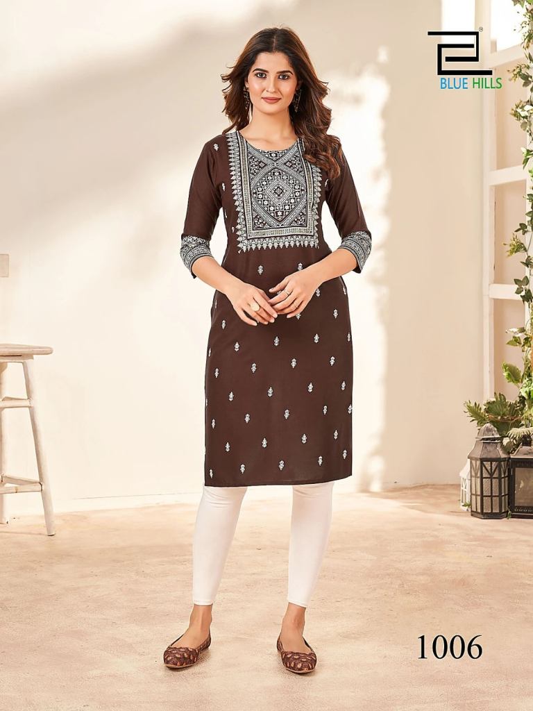 PREMNATH PEACOCK NYRA BEAUTIFUL RAYON PRINT READYMADE KURTI - Rehmat  Boutique