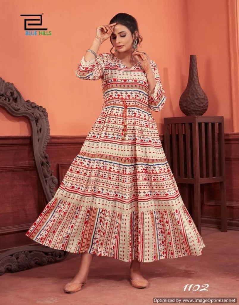 Printed Ladies Kurti Wholesale Catalog, Machine wash, Indo Western at Rs  749 in Surat