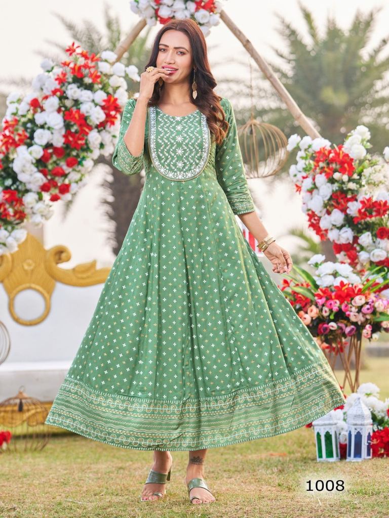 Blue Hills Spotlight Vol 5 Styles Long Anarkali Kurtis Collection