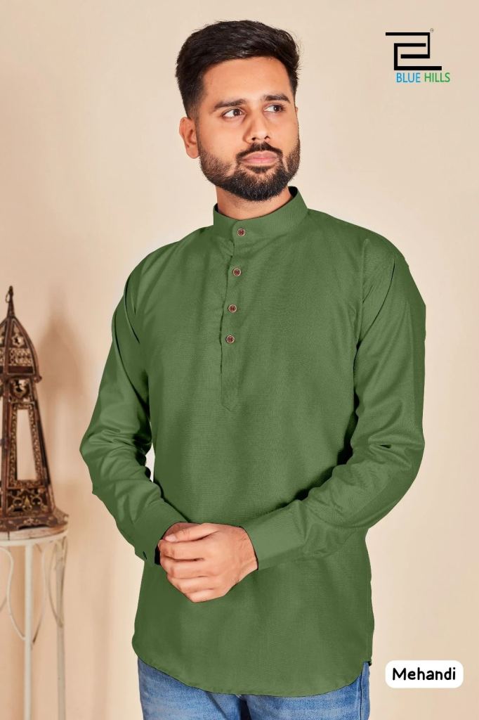 Blue Hills Tradition Nx Casual Wear Short Kurta