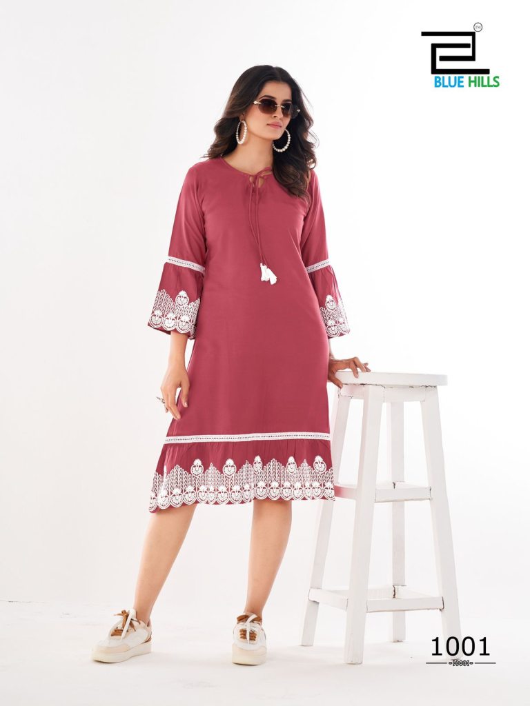 Blue Hills Wimbledon Kurti