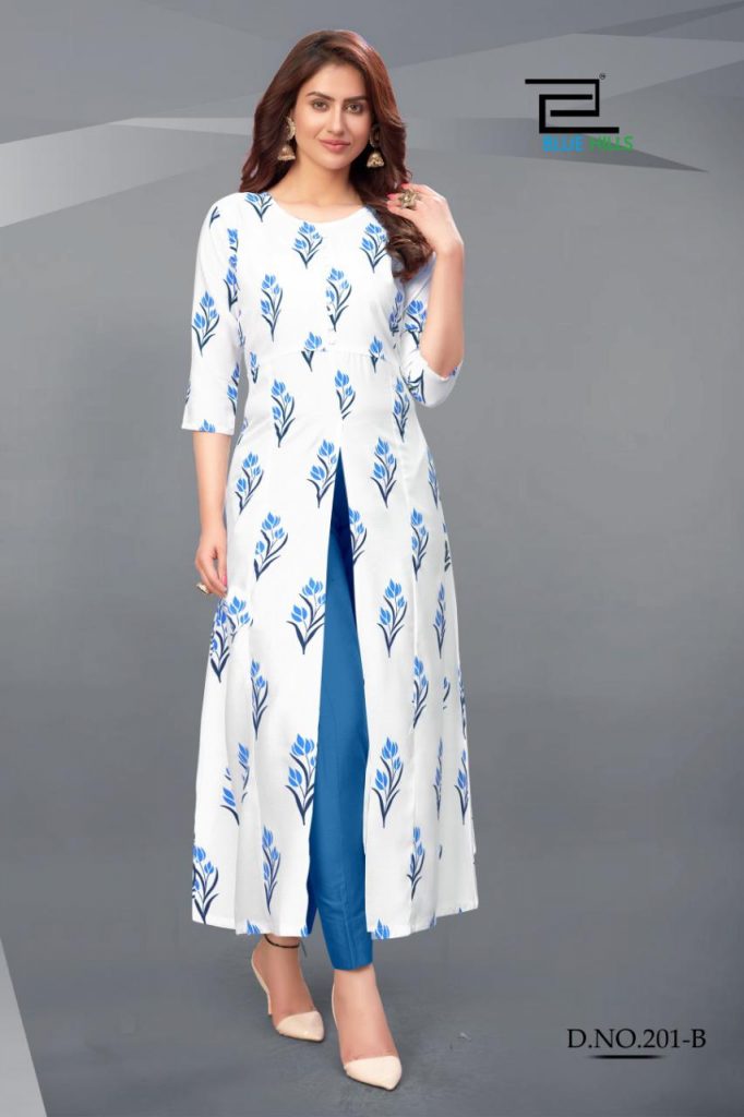Long kurta sales top designs