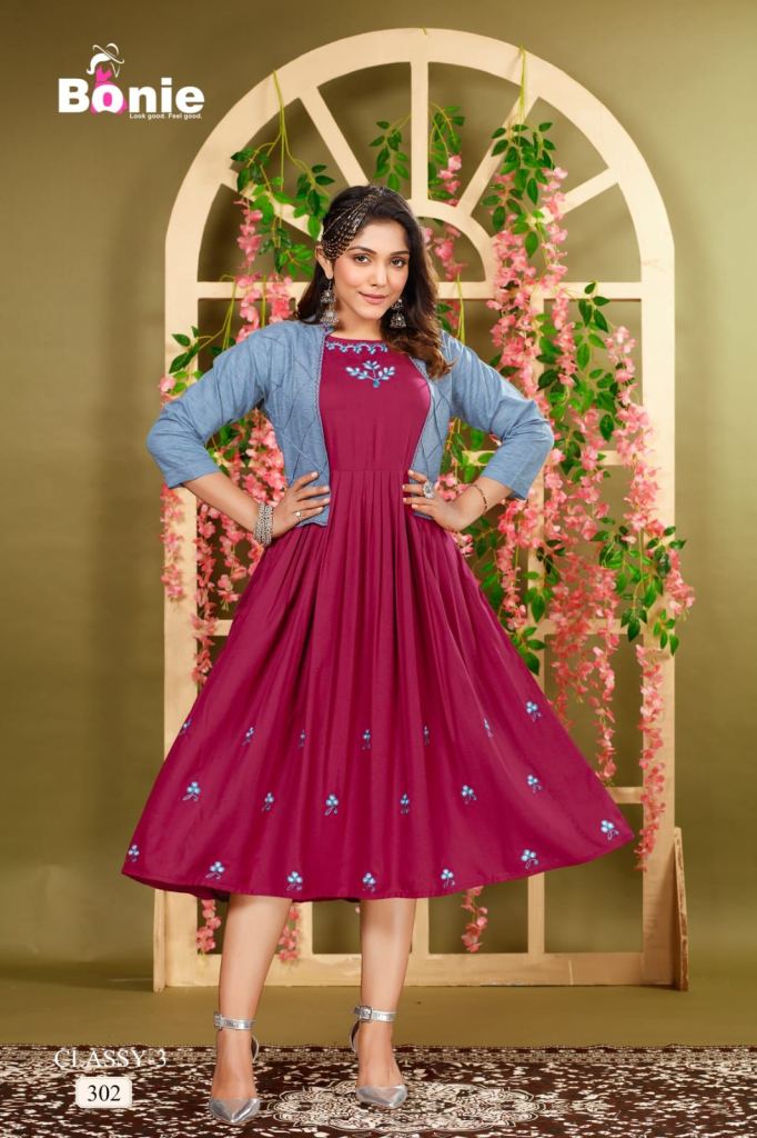 Wanna Presents Sasya Vol 1 Chinon Silk Stylish Designer Kurtis Collect -  STALK YOUR FASHION