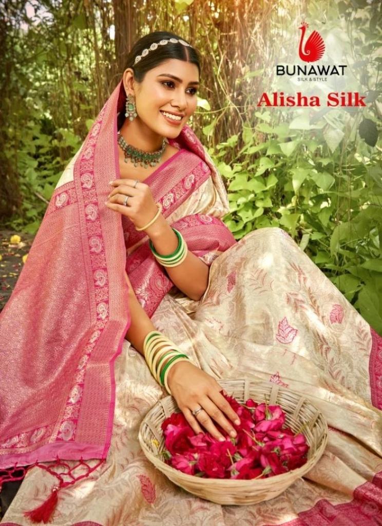 Bunawat Alisha Silk Wedding Wear Saree Collection