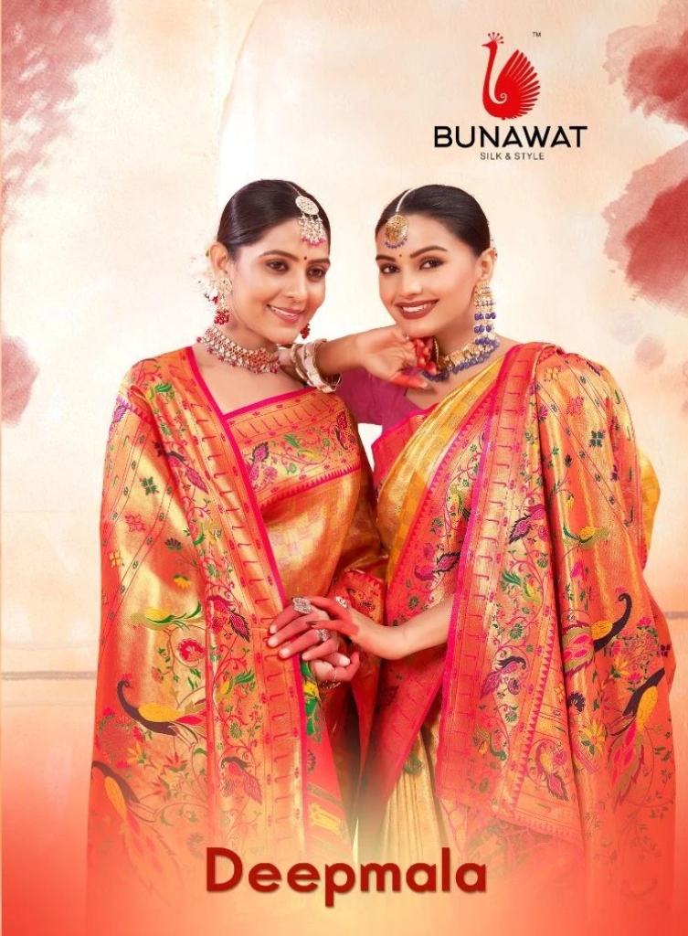 Bunawat Deepmala Paithani Silk Wedding Sarees