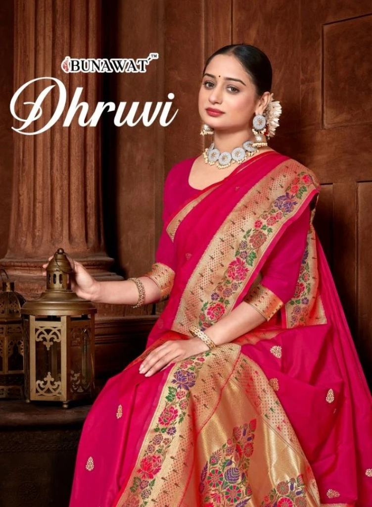 Bunawat Dhruvi Wedding Wear Silk Saree