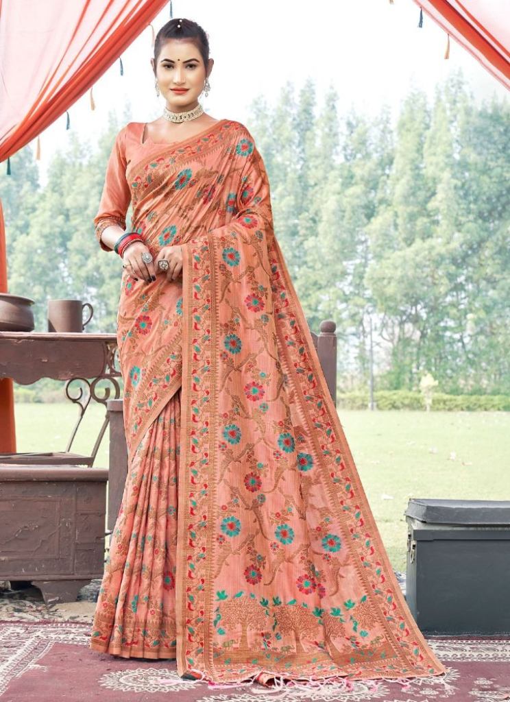 Bunawat Kalina Silk Ethnic Wear Banarasi Silk Saree Collection