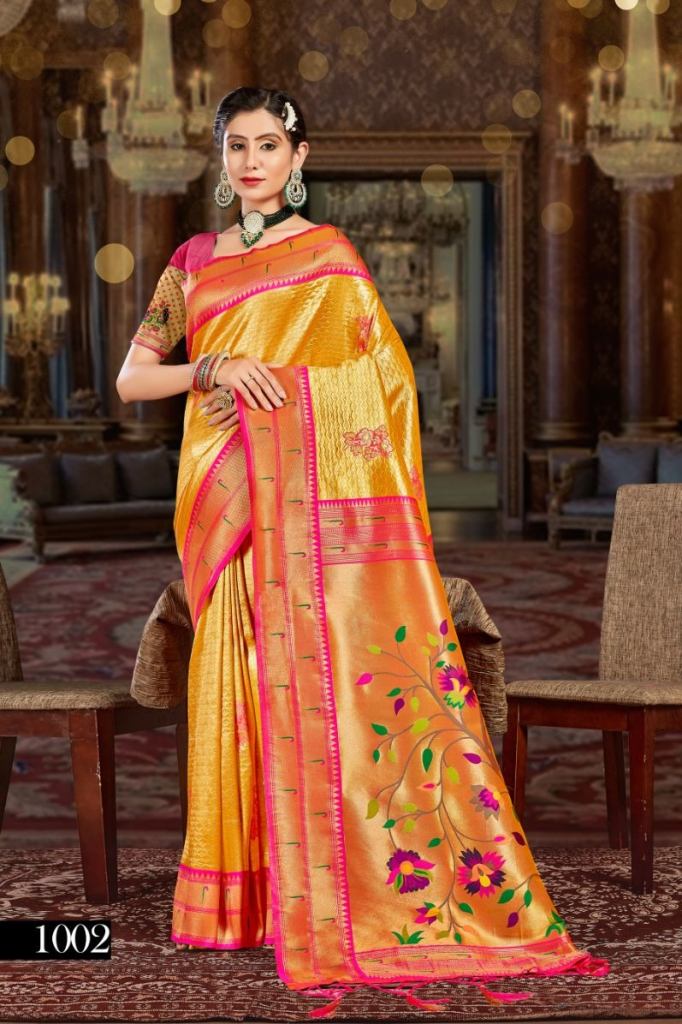 Bunawat Kamiya Silk Traditional Paithani Silk Saree Collection