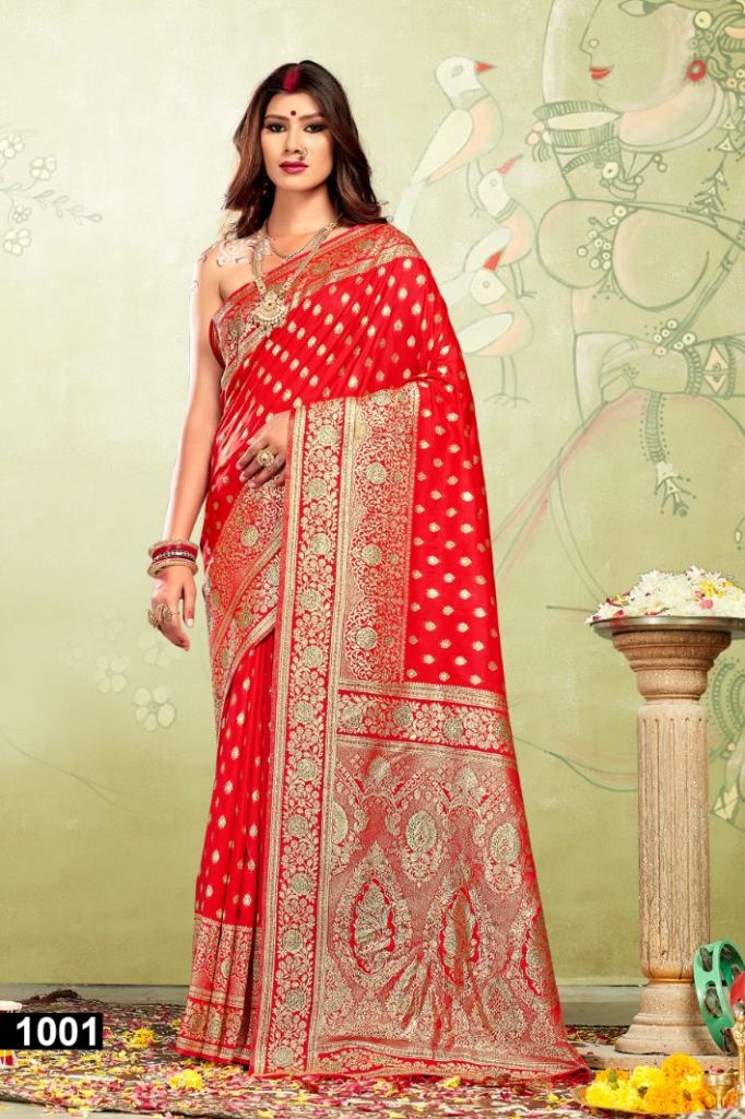 Bunawat Kia Silk Festive Wear Banarasi Silk Saree Collection