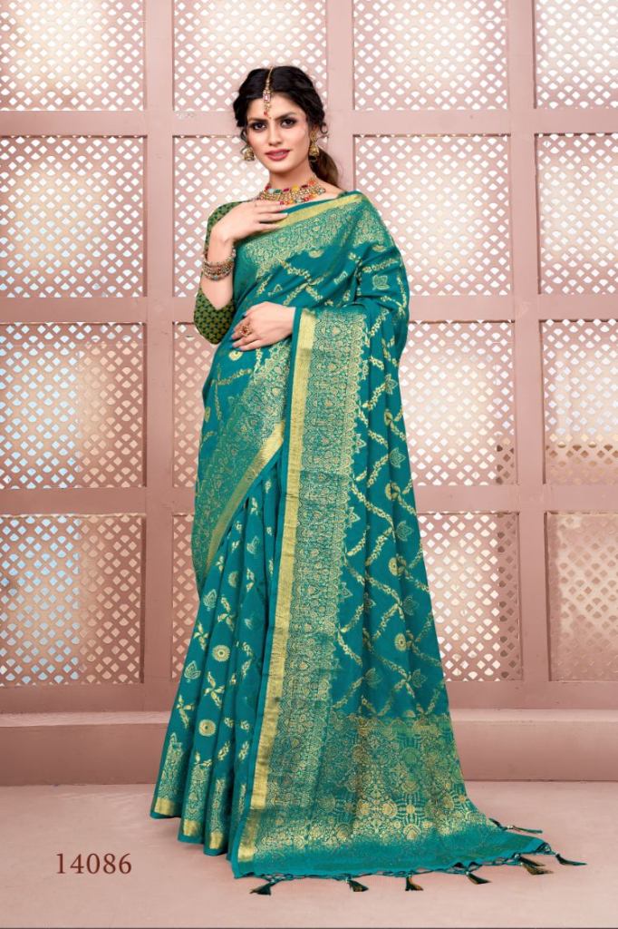 Bunawat Lakme Silk Festive Wear Banarasi Silk Saree Collection