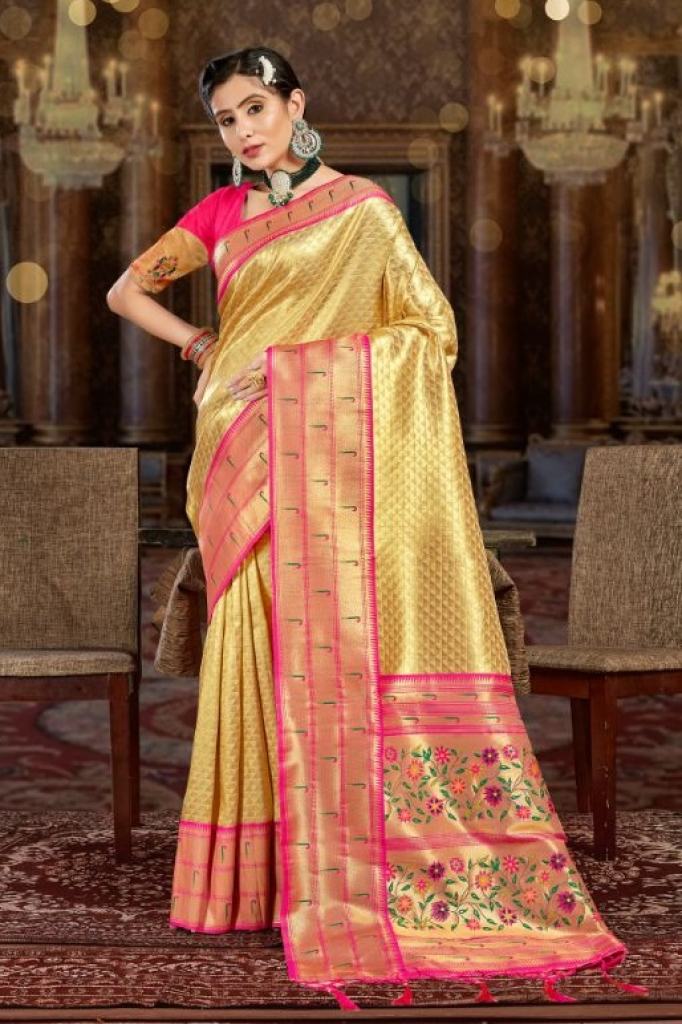 Bunawat Mauli Silk Festive Wear Paithani Silk Saree Collection