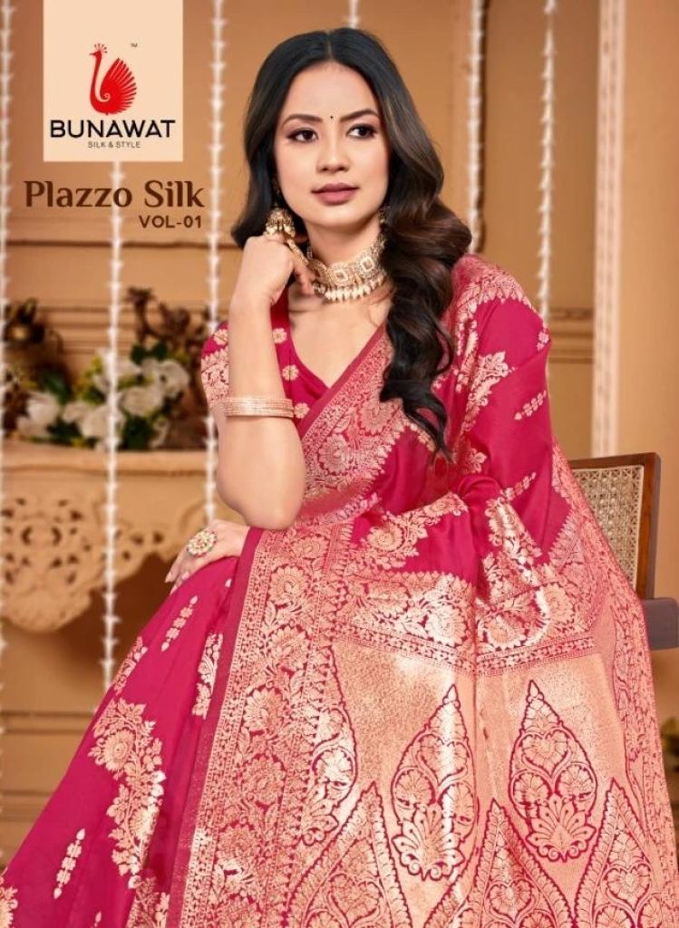 Bunawat Plazzo Silk Vol 01 Saree Collection