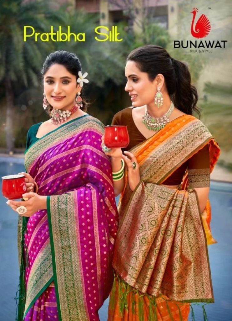 Bunawat Pratibha Banarasi Silk  Wedding Saree Collection