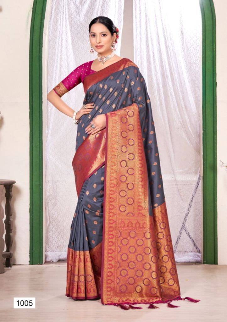 Bunawat Ragini 1 Silk Party Wear Banarasi Silk Saree Collection