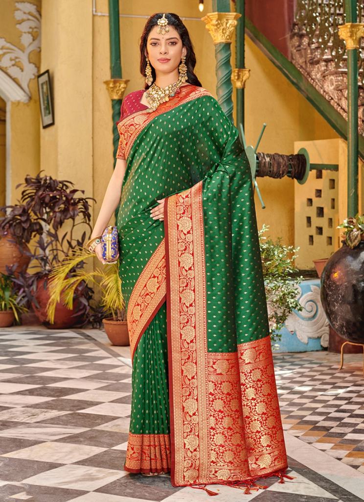 Bunawat Rooprekha Festive Wear Banarasi Silk Saree Collection