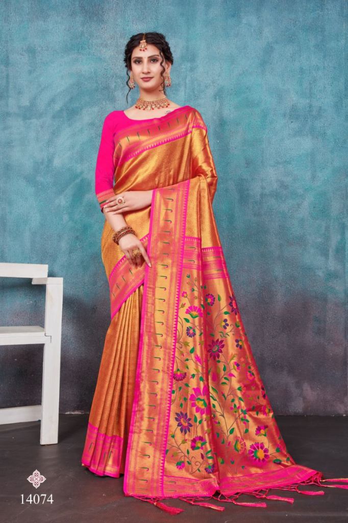 Bunawat Rudra Silk Festive Wear Paithani Silk Saree Collection