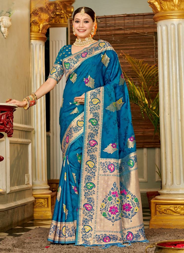Bunawat Sehnai Stylish Exclusive Banarasi Silk Saree Collection