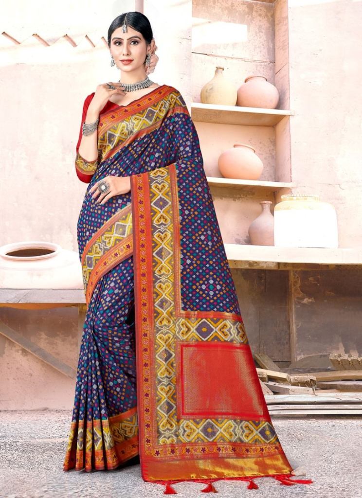 Bunawat Varmala Traditional Wear Patola Silk Saree Collection 