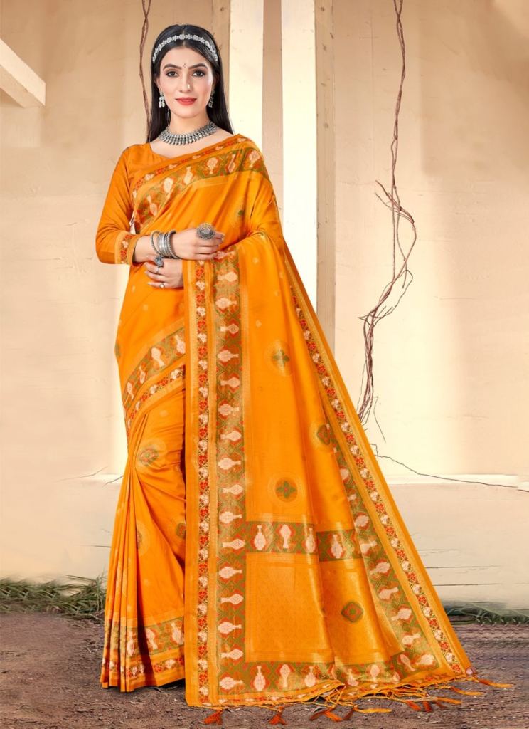 Bunawat Vishaka Traditional Wear Patola Silk Saree Collection