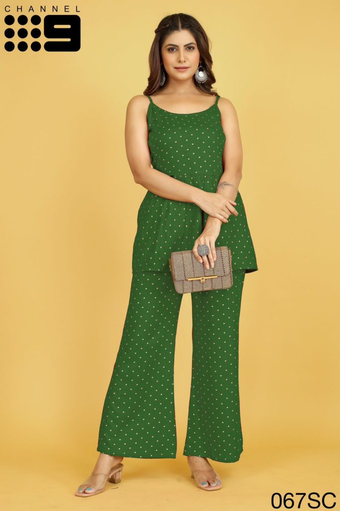 Channel 9 Series 166SC To 170SC Rayon Kurtis With Bottom