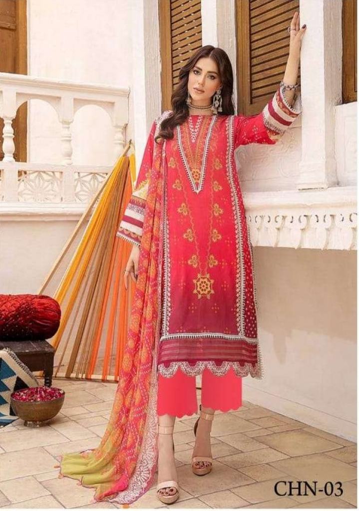 Charizma Signature Chunari Cotton Collection Pure Cotton Pakistani Suits Collection