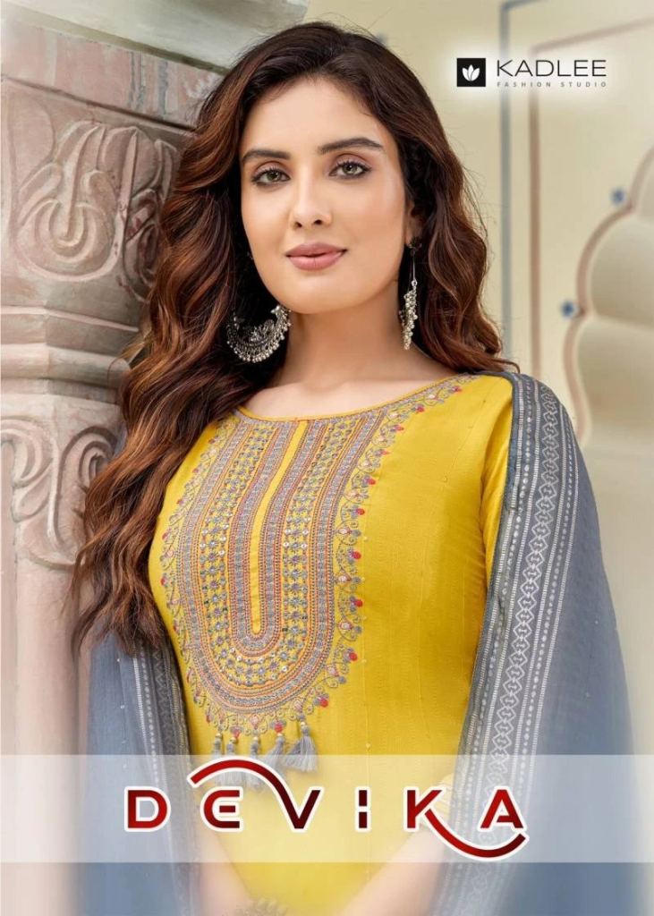 Charming Kadlee Devika Embroidery Rayon Ready Made Salwar Suit