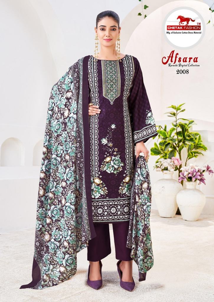 Chetak Afsana Vol 2 Printed Karachi Dress Material