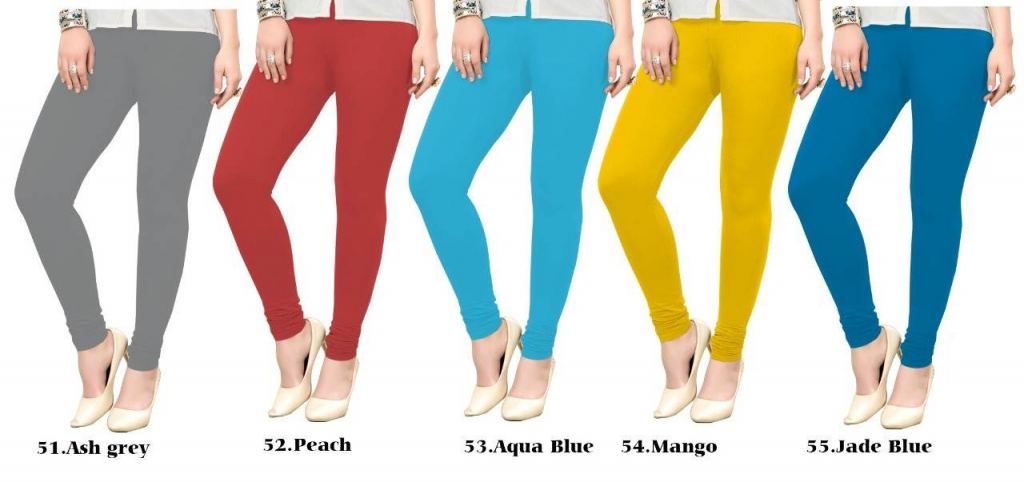 Red Mid Waist Lux Lyra Plain Churidar Leggings, Work Wear, Slim Fit at Rs  220 in Surat