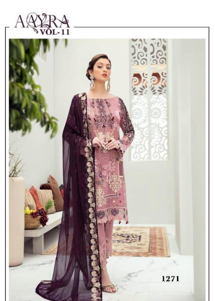 Cosmos presents  Aayra vol 11 Designer Pakistani Suits