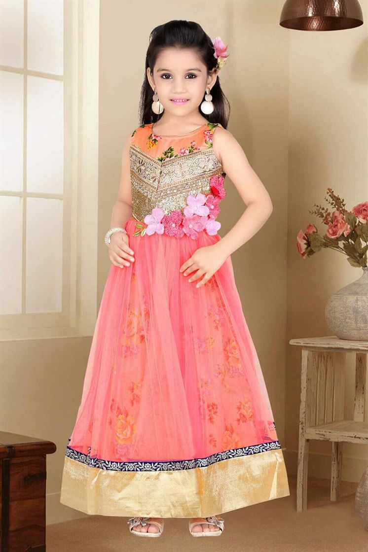 Designer fancy girls gowns and anarkali base suits