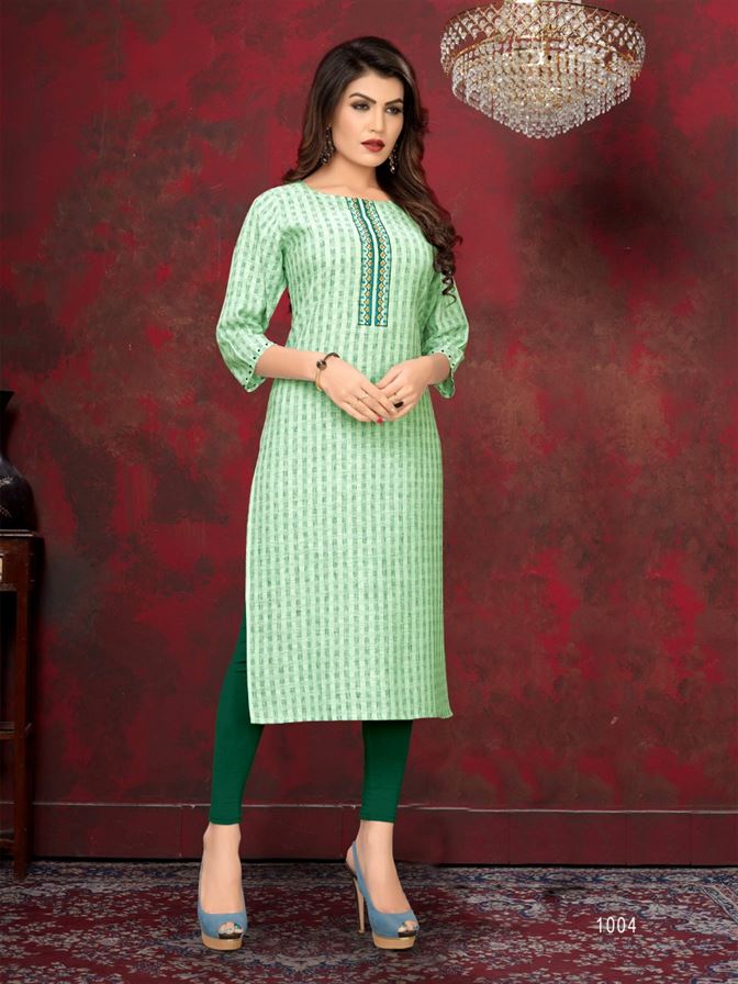 Banwery fashion by disney cotton kurtis catalogue 