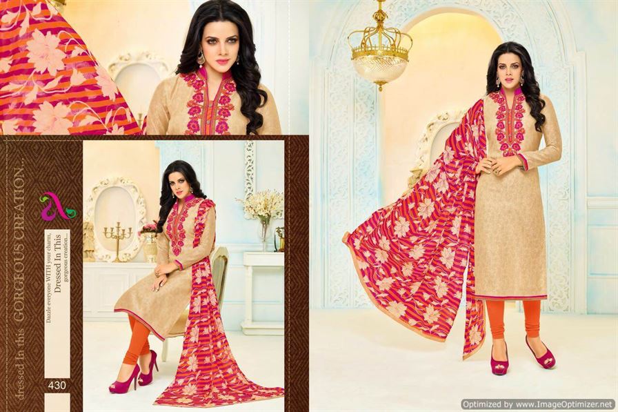 Dairy Milk-19 cotton dress material at wholesale price by