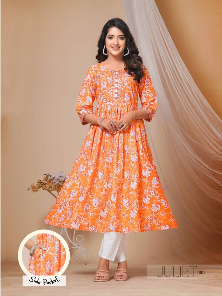 Dee Pee Juliet Printed Kurti With Bottom