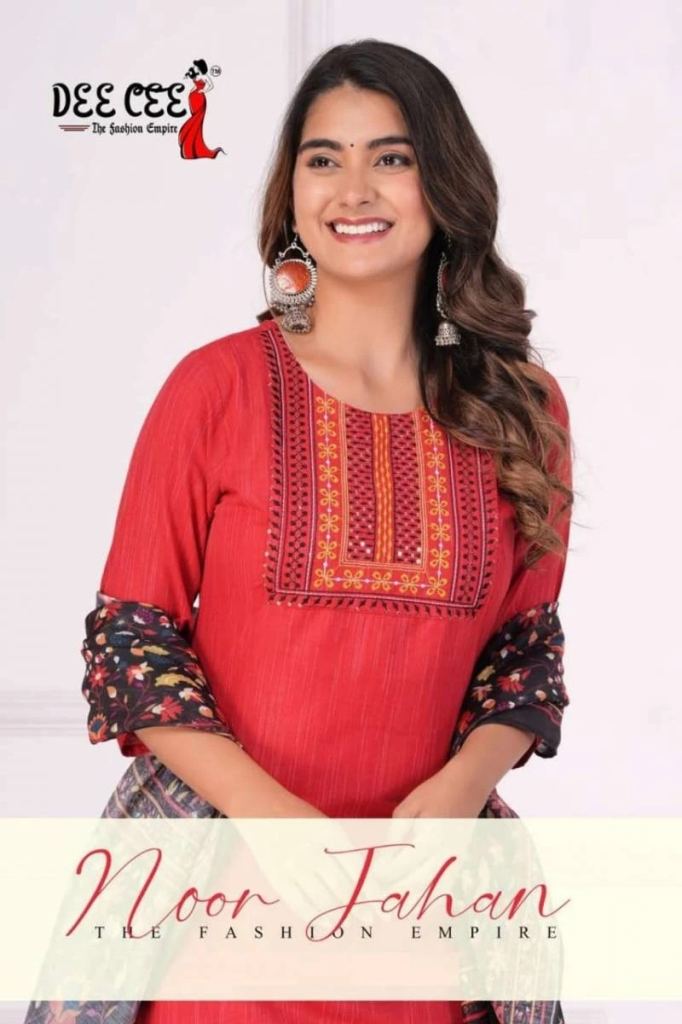 Deecee Noor Jahan Cotton Kurti Pant With Dupatta Collection