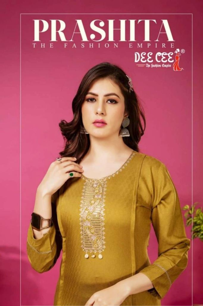 Deecee Prashita Fancy Embroidery Kurti Collection