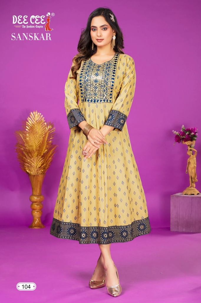 Deecee Sanskar Designer Kurti Collection