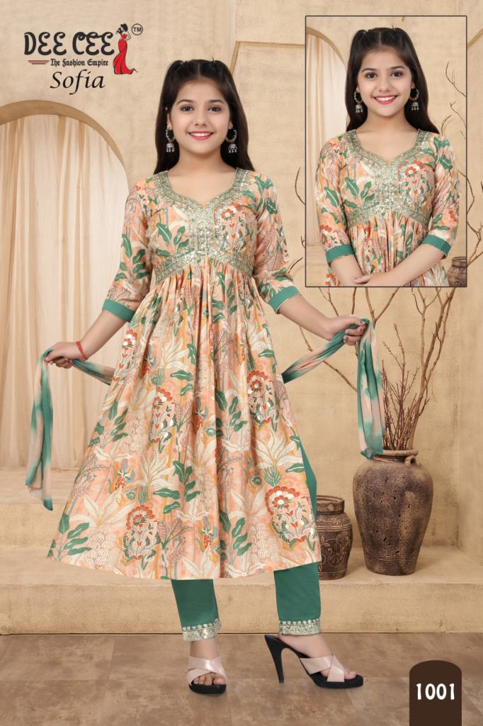 Deecee Sofia Kurti Bottom With Dupatta