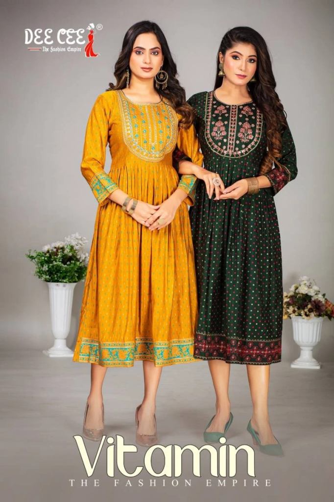 Deecee Vitamin Anarkali Kurti Collection