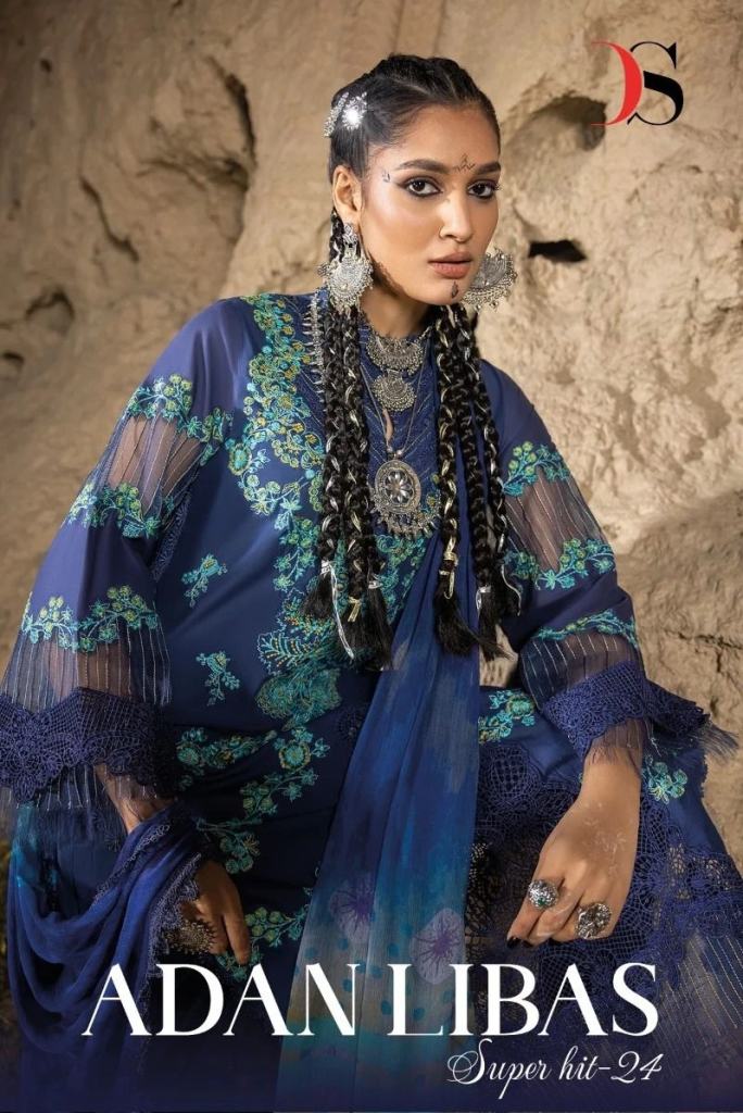 Deepsy Adan Libas Super Hit 24 Cotton Printed Pakistani Dress Material 